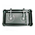 Газова настільна плита Domotec MS 6602 / Портативна газова плита / Двоконфоркова газова плита, фото 6