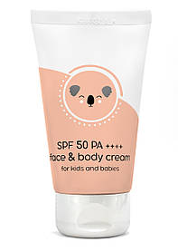 Крем для дітей SPF50 Nacomi Face & Body Cream for kids and babies 50 мл