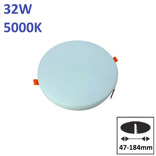 LED світильник врізний  круглий 32W 5000К VENECIA
