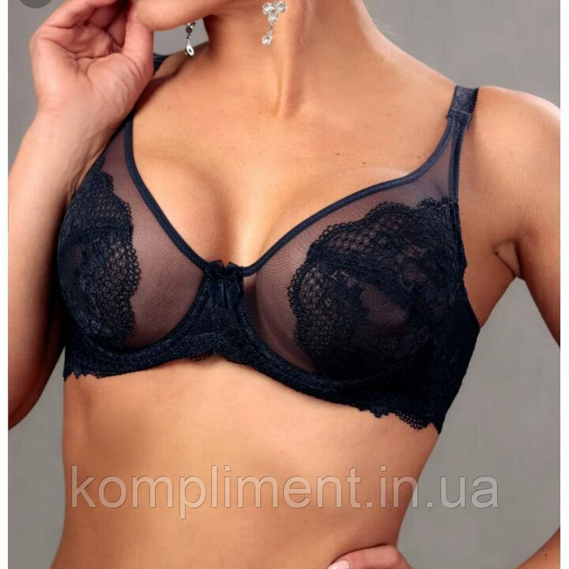 Бюстгальтер сіточка, без поролону, на кісточках Acousma U6486, чашка D