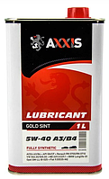Синтетическое моторное масло Axxis Gold Sint 5W-40 A3/B4 1л Польша