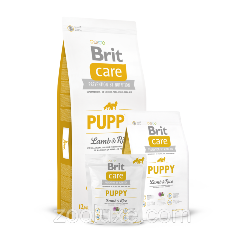 Brit Care Puppy Lamb & Rice 12 кг / Брит Кеа Паппі Ягня й Рис 12 кг — корм для собак