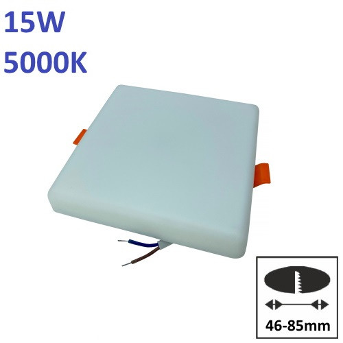 LED світильник врізний квадратний 15W 5000К VENECIA