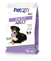 PetQM Dogs Basic with Lamb & Rice 10 kg сухой корм для собак с ягненком и рисом