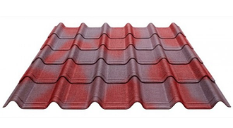 Об'ємна бітумна черепиця Ондовілла червона 3Д