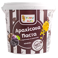 Арахісова паста Funny Nuts з чорносливом і шоколадом 1000 г