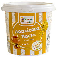 Арахісова паста Funny Nuts з медом 1000г