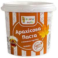 Арахісова паста FunnyNuts з кленовим сиропом 1000 г