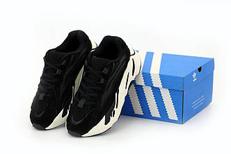 Жіночі Кросівки Adidas Yeezy Boost 700 V2 Black White 36-37