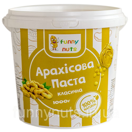 Арахісова паста FunnyNuts класична 1000 г