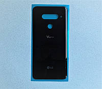 Задняя крышка для LG V40 ThinQ (LM-V400N, LM-V405N, LM-V409N) New Aurora Black на замену чёрная