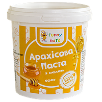 Арахісова паста FunnyNuts з медом 500 г