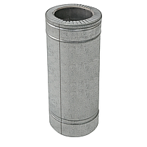 Труба-сендвіч ø100 мм 0,5 мм 1 метр Нерж/Оц Версія-Люкс (10469), фото 4