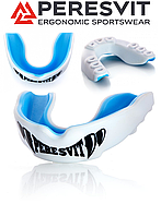 Капа для боксу одностороння капа боксерська для єдиноборств Peresvit Protector Mouthguard White-Blue