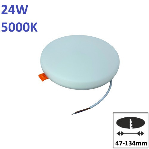 LED світильник врізний круглий 24W 5000К ESTER