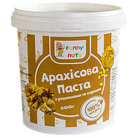 Арахісова паста FunnyNuts з родзинками та корицею 500 г