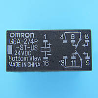 Реле 24В Omron G6A-274P-ST-US-24VDC relay