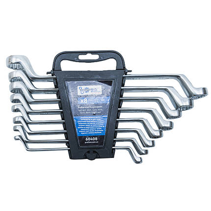 Набір накидних ключів 8 шт пластиковий холдер 6-22 мм Cr-V Profline 60408, фото 1