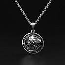 Чоловічий кулон підвіска з ланцюгом LIBERTY 1939 на шию з медичної сталі під срібло, фото 2