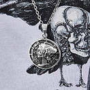 Чоловічий кулон підвіска з ланцюгом LIBERTY 1939 на шию з медичної сталі під срібло, фото 3