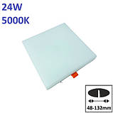 LED світильник врізний квадратний 24W 5000К ESTER, фото 2