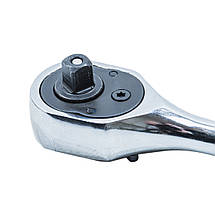 Набір біт і головок 1/4 з тріскачкою 57 од. у кейсі, фото 5