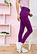Літні жіночі штани скіні, фіолетового кольору, 282F007, фото 10
