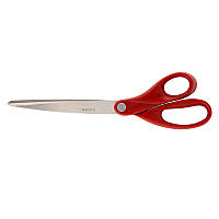 Ножиці Axent Welle 6203-06-A, 25 см, пластикові ручки, червоні (5790)