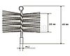 Щітка металева для чищення димоходу Savant 250 мм, фото 8