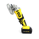 Акумуляторна болгарка DEWALT DCG405NT (48V, 6Ah) з регулятором обертів. КШМ Деволт, фото 3