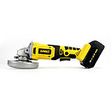 Акумуляторна болгарка DEWALT DCG405NT (48V, 6Ah) з регулятором обертів. КШМ Деволт, фото 6