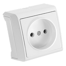 Розетка VIKO зовнішня Vera 1гніздо без заземлення біла 90681007-UA1