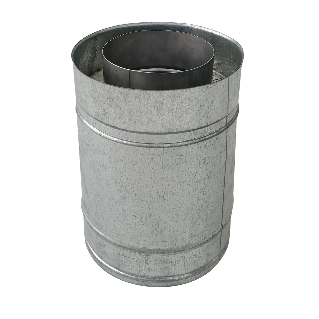 Труба-сендвіч ø200 мм 0,8 мм 25 см Нерж/Оц Версія-Люкс (10572)