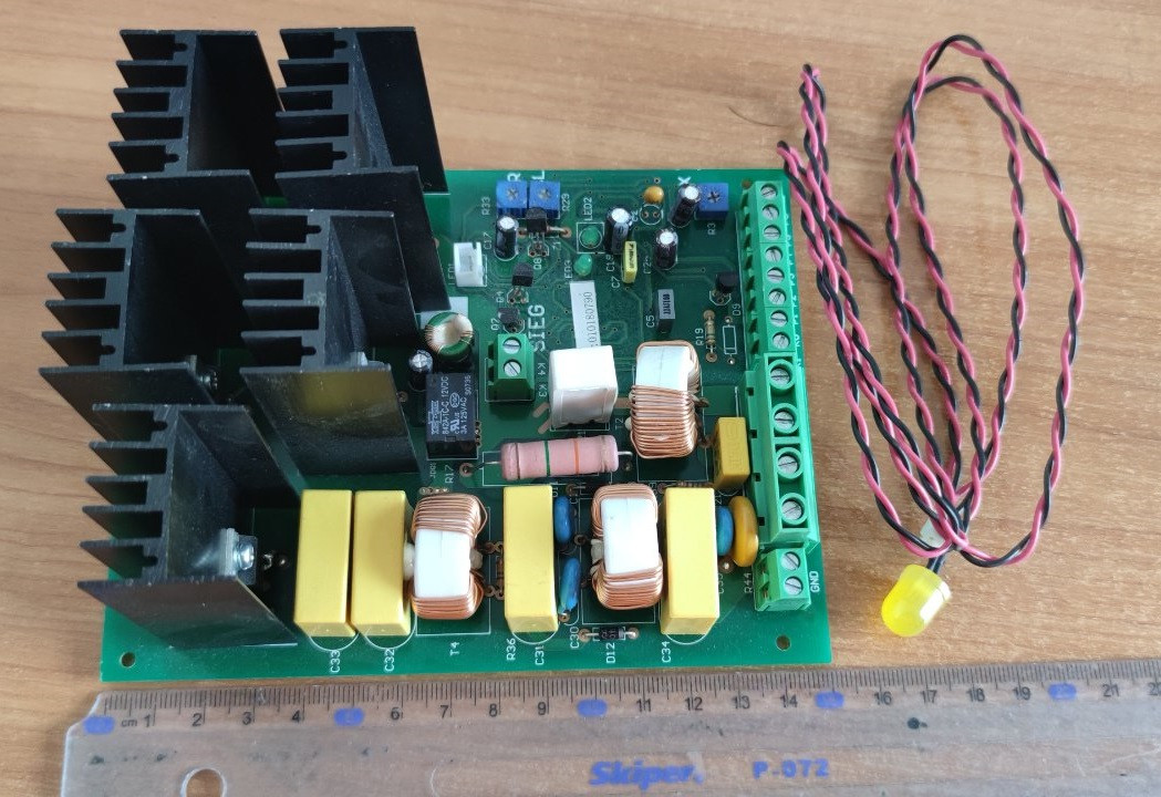 Плата електрична блока керування для фрезерного верстата для металу Корвет 414