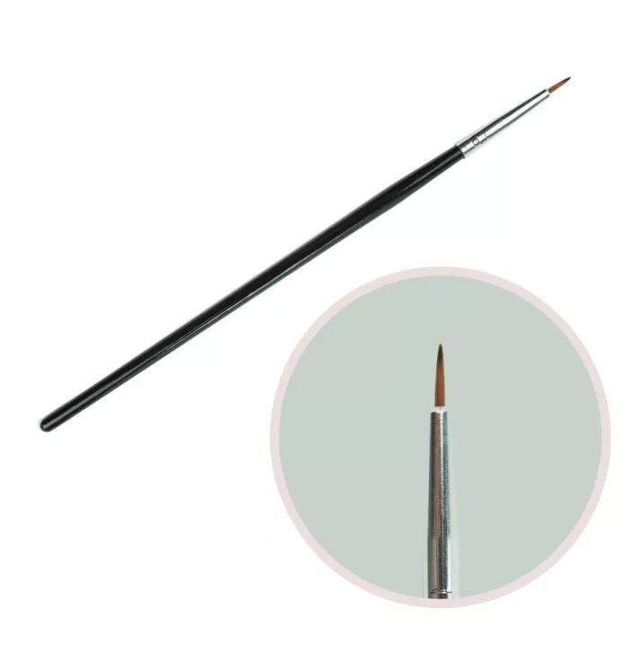Кисть для рисования с черной ручкой 00# (ID#1566672022), цена: 15 ...