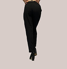 Батальні легкі штани зі штапелю, No16 чорн., фото 3