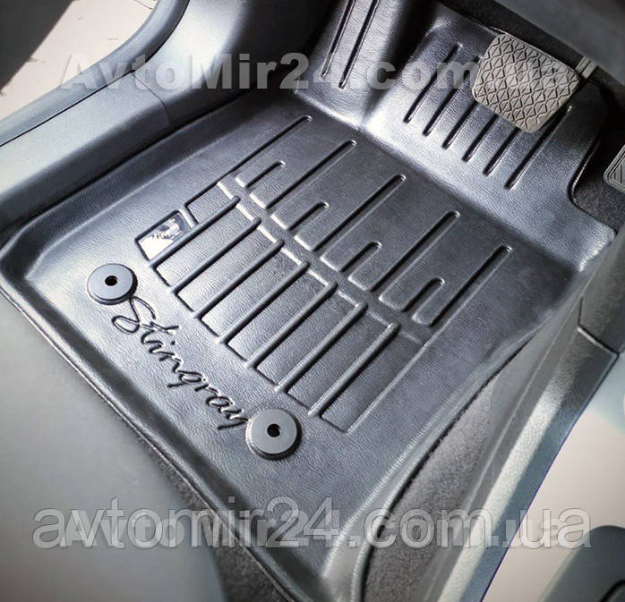 Авто килимки Volkswagen Golf 7 2012-2020 Stingray 3D килимки в салон Фольцваген Гольф 7 / Килимки Гольф 7