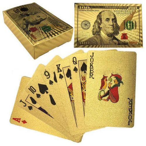 Карты игральные "Gold Доллар", 54 карты - фото 1 - id-p1639727271