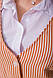 Рубашка жіноча 119R320 колір Біло-терракотовий XXL, фото 6