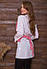 Рубашка жіноча 119R320 колір Біло-червоний XXL, фото 4