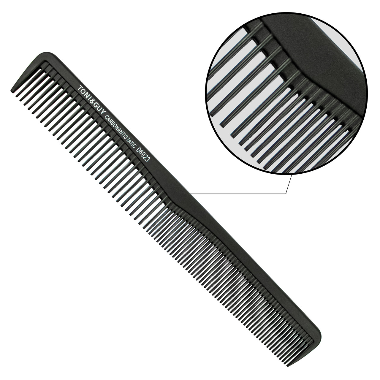 Гребінь для волосся комбінований T&G 06923 чорний, фото 1