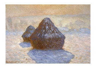 Листівка Claude Monet — Haystacks, 1891