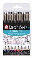 Набір ручок PIGMA MICRON PN 8кол, Sakura
