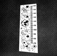 Трафарет DFA многоразовый для штукатурки и краски 0,3-1мм Ростомер Космос (E00012)