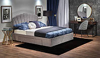 Кровать GABRIELLA 160 светло-серый (Halmar)