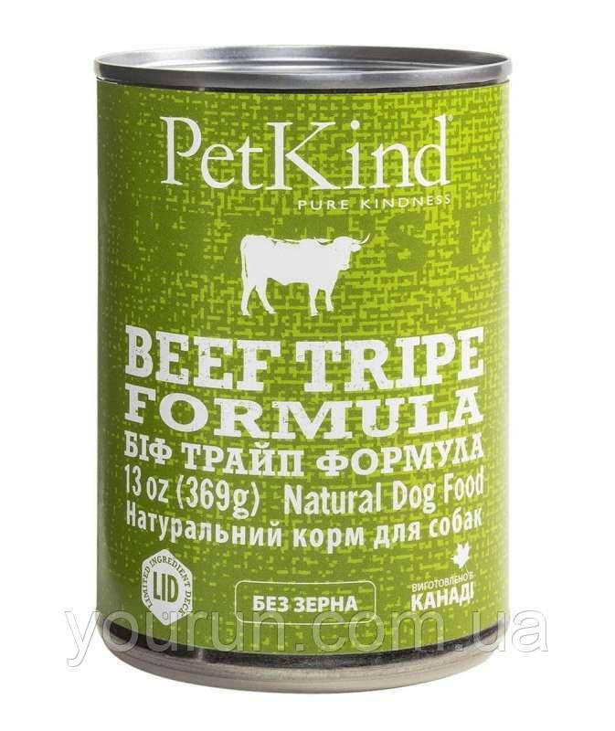 PetKind BEEF TRIPE FORMULA - вологий корм для собак і цуценят усіх порід369гр
