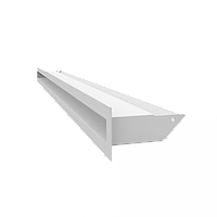 Вентиляційна решітка для каміна Kratki Luft біла 6x100