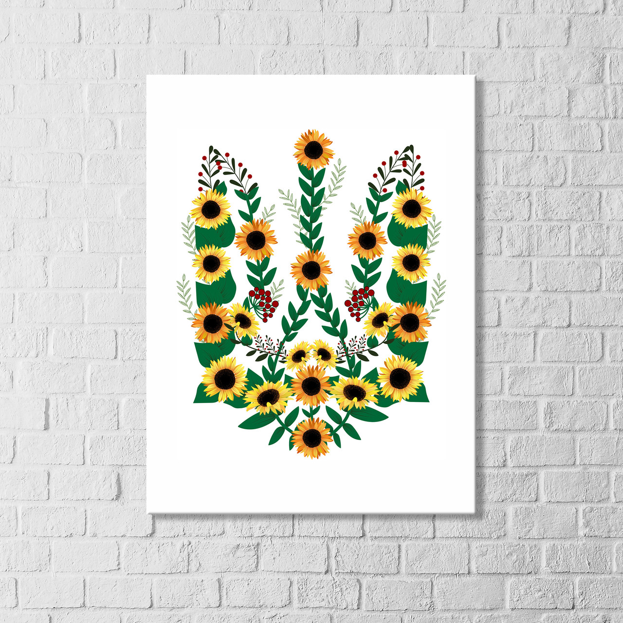 Герб України картина Герб України на полотні Україна постер Україна на полотні Картина України Друк на полотні, фото 1