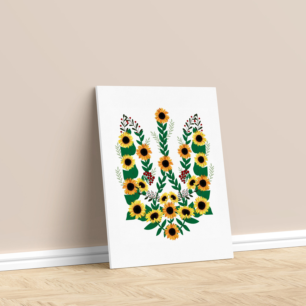 Герб України картина Герб України на полотні Україна постер Україна на полотні Картина України Друк на полотні, фото 1