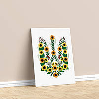 Герб України картина Герб України на полотні Україна постер Україна на полотні Картина України Друк на полотні